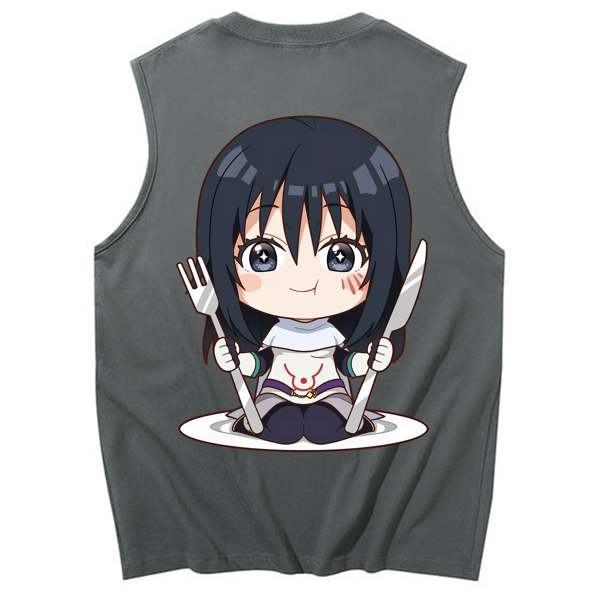 （画像用） 転スラ Regarding Reincarnated to Slime コットン100％タンクトップ（背面プリント）